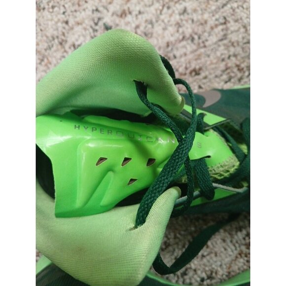 Nike Lunar Hyperquickness TB Men’s Green Basketball Shoes Sz 15 #652775-303 EUC - Picture 9 of 13